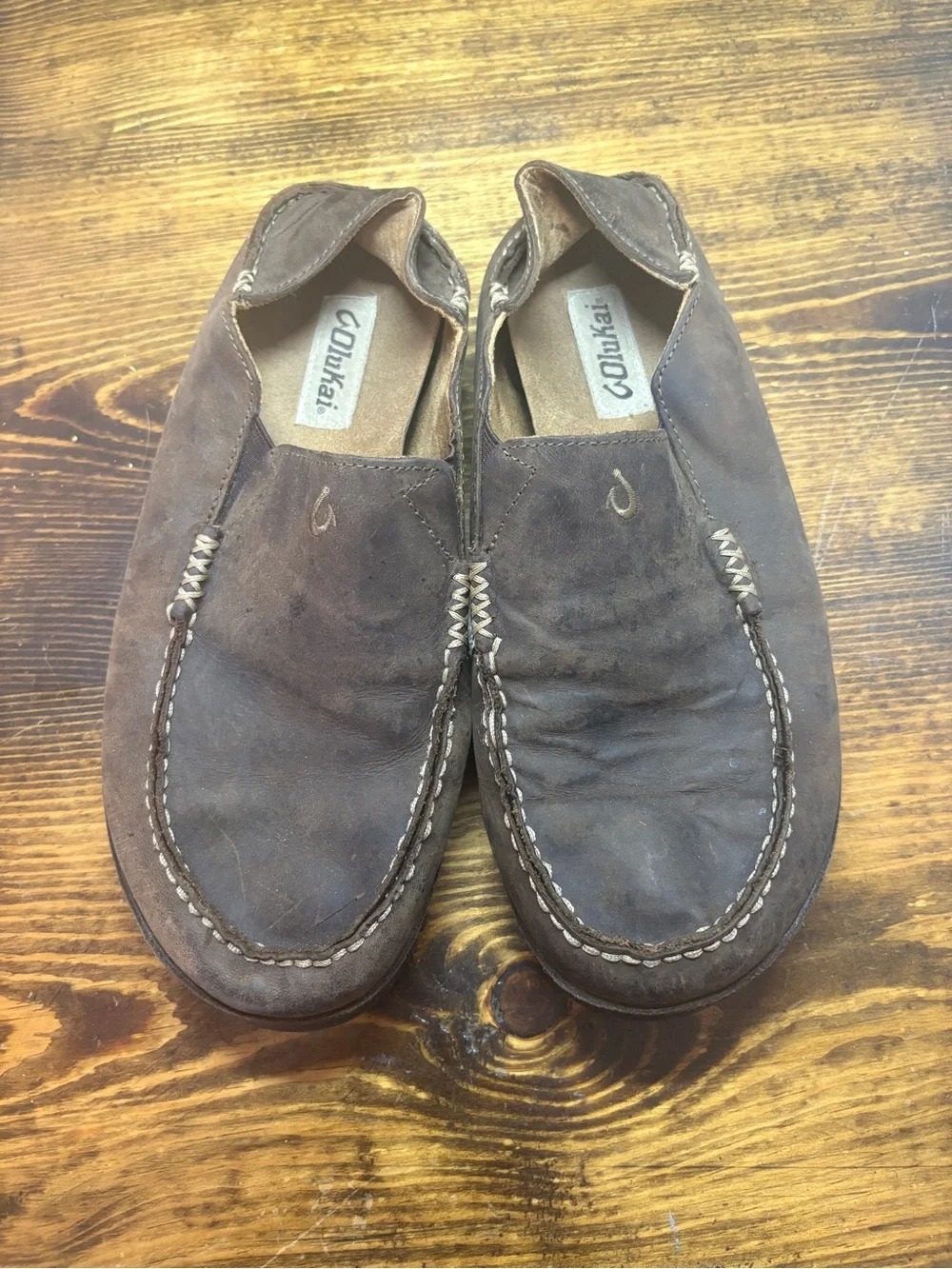 Olukai Moloa Brown Loafers Size 9